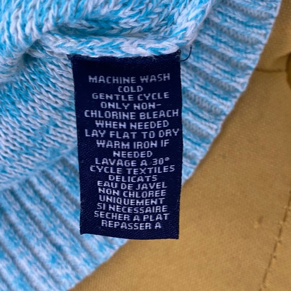 Chaps Light Blue Women's Crew Neck Sweater - Picture 5 of 5